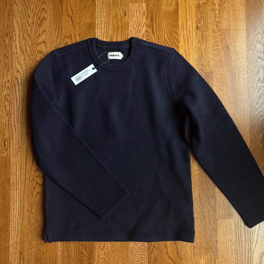 Taylor Stitch Navy Crewneck Sweater